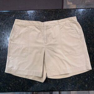 RALPH LAUREN Women's 14 Khaki Cargo Shorts